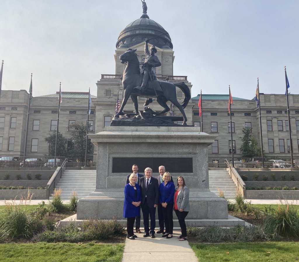 Ambassador Mulhall & Consul General O'Driscoll visit Montana & "the Most Irish Town in America"
