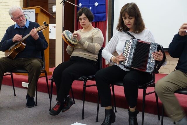 Scoil Gheimridh Trad Band. Photos courtesy of the Irish Language School Sydney