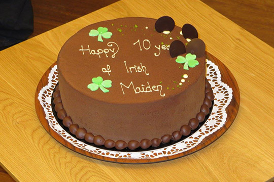 Irish Maiden celebrated their 10th anniversary.