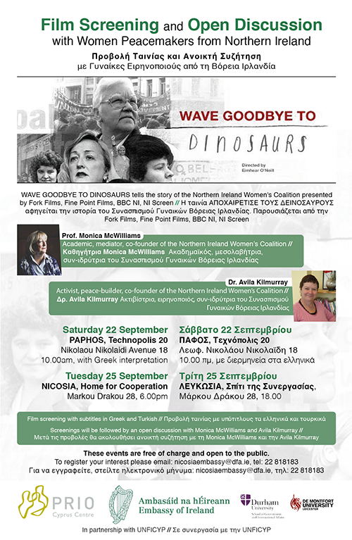 Film Screening and Open Discussion with Women Peacemakers from Northern Ireland