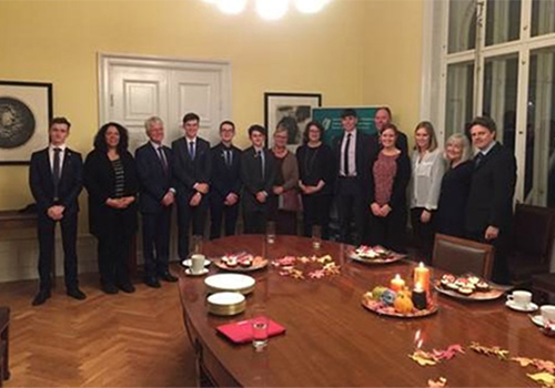 Irish Students participate in the Model European Parliament