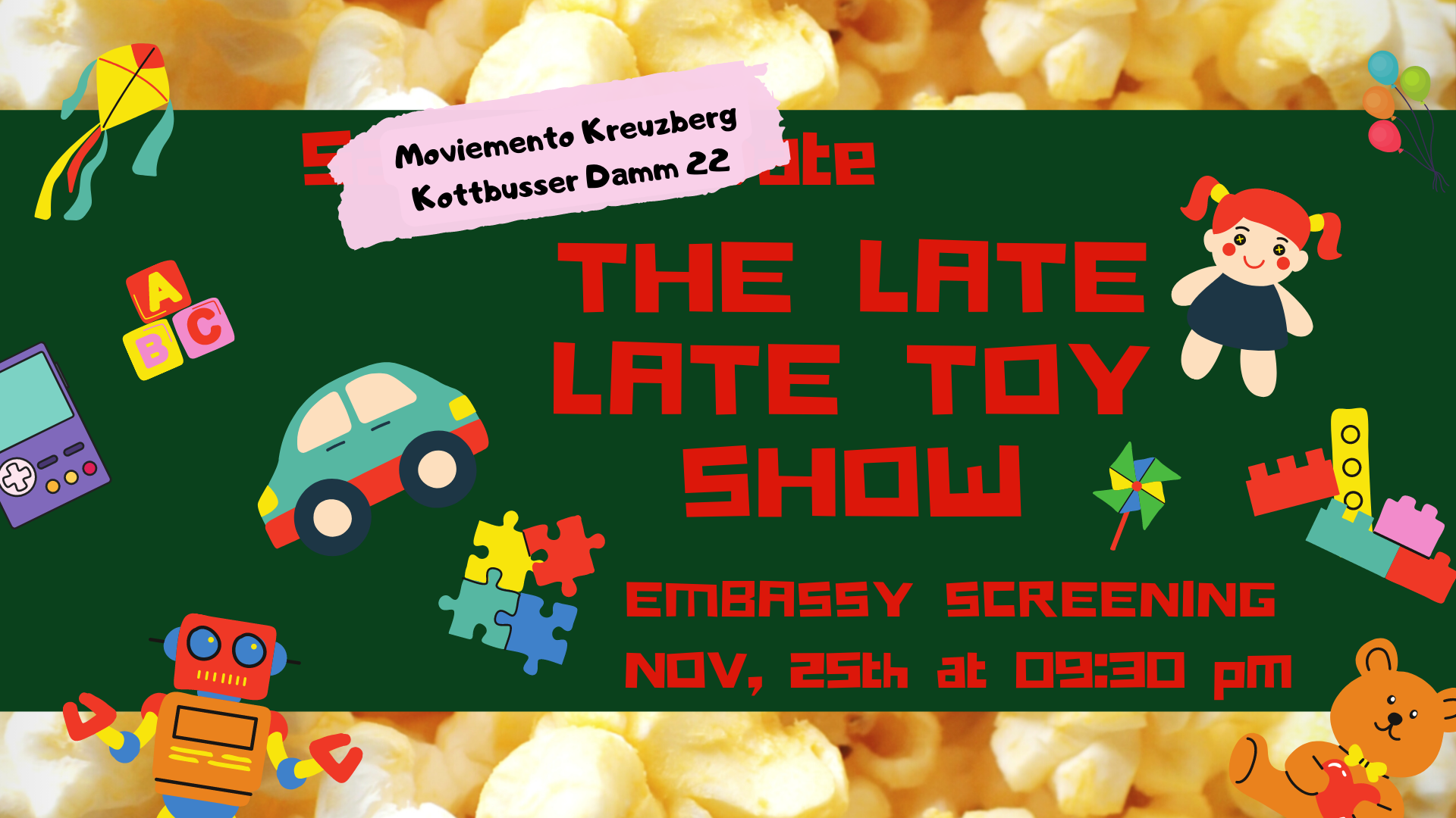 Late Late Toy Show Screening