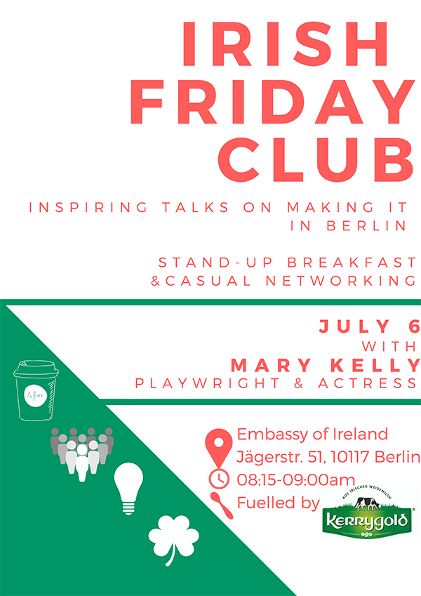 Irish Friday Club with Mary Kelly at the Embassy of Ireland Berlin 
