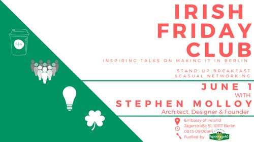 Irish Friday Club with Stephen Molloy at the Embassy of Ireland