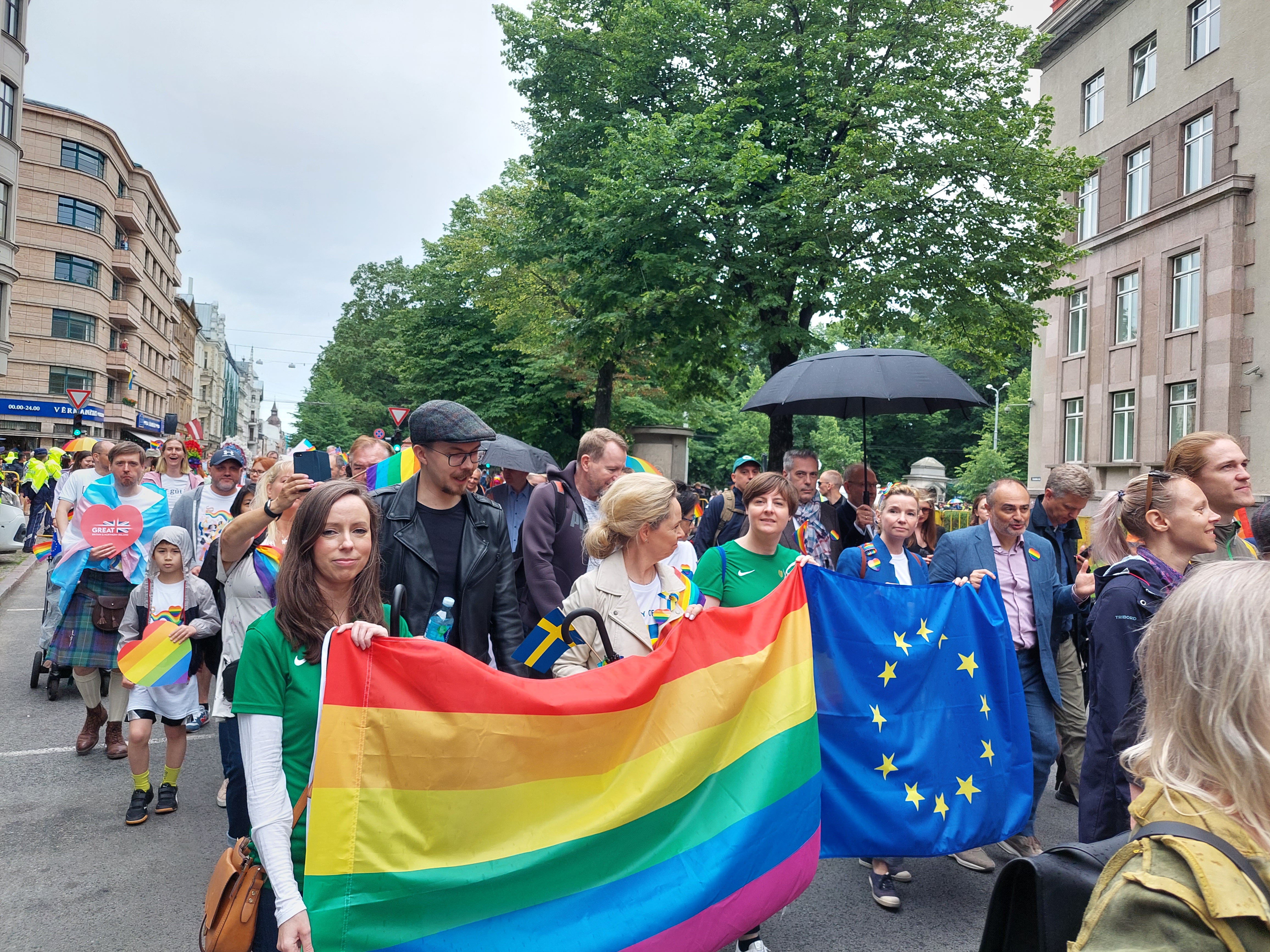 Embassy joins Riga Pride events