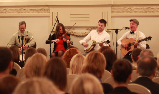 The Embassy hosted a concert and reception in the National Philharmonic on Tuesday, 17 March, to celebrate St. Patrick’s Day. 