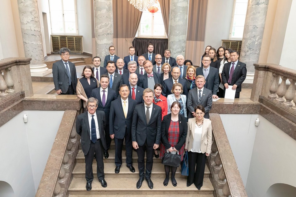 Ambassadors met with the Mayor of Vilnius