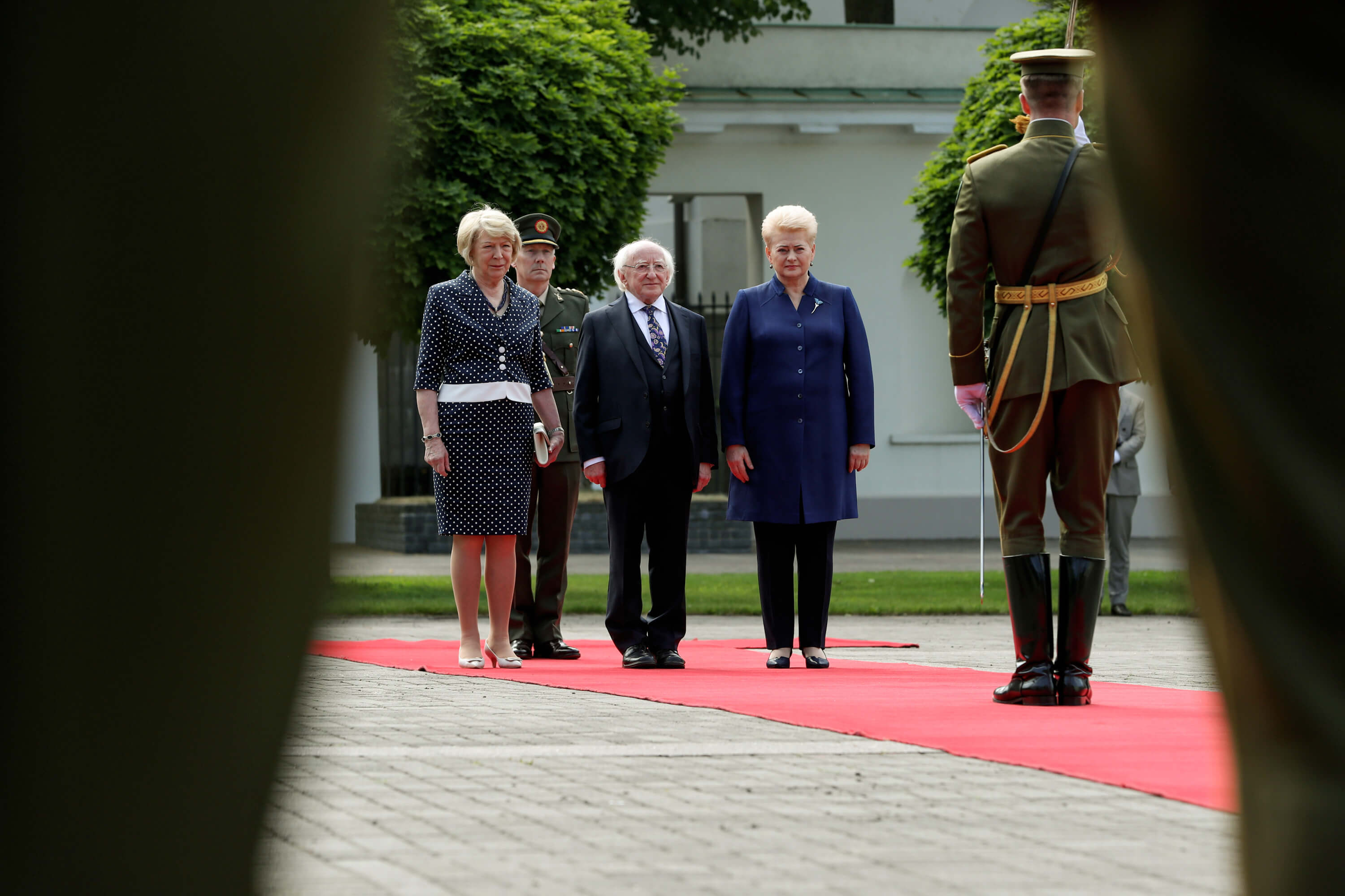 President of Ireland meets with H.E. Ms. Dalia Grybauskaite, President of Lithuania 