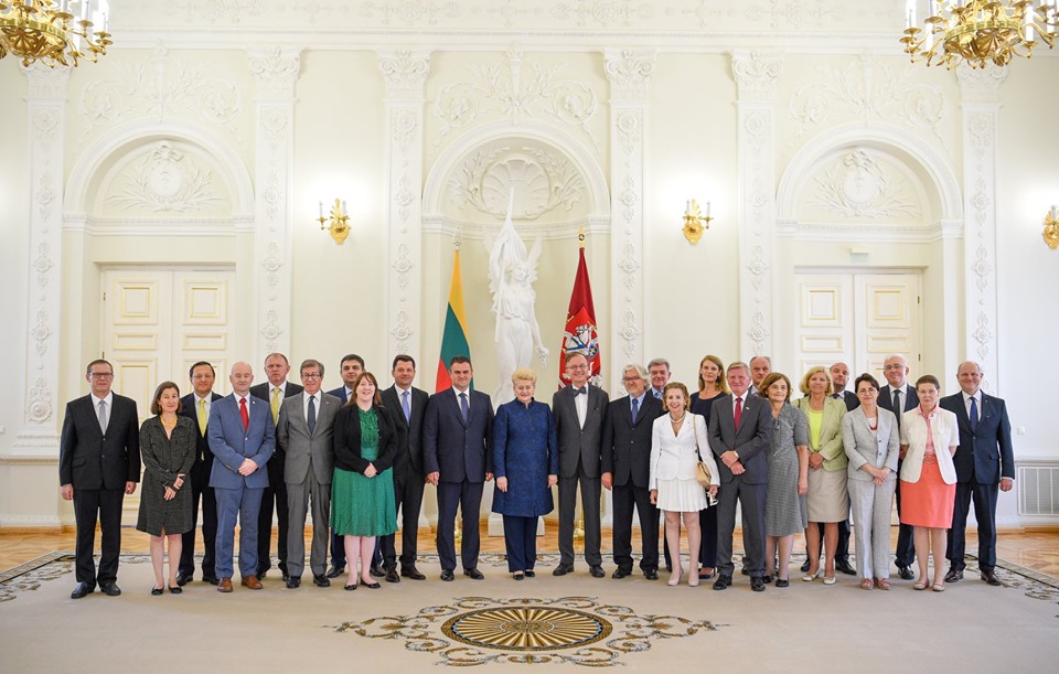 President Dalia Grybauskaitė met European Ambassadors accredited to Lithuania