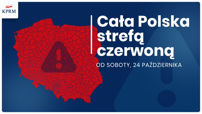 Środki ostrożności podczas epidemii Covid-19 w Polsce od 24.10.2020