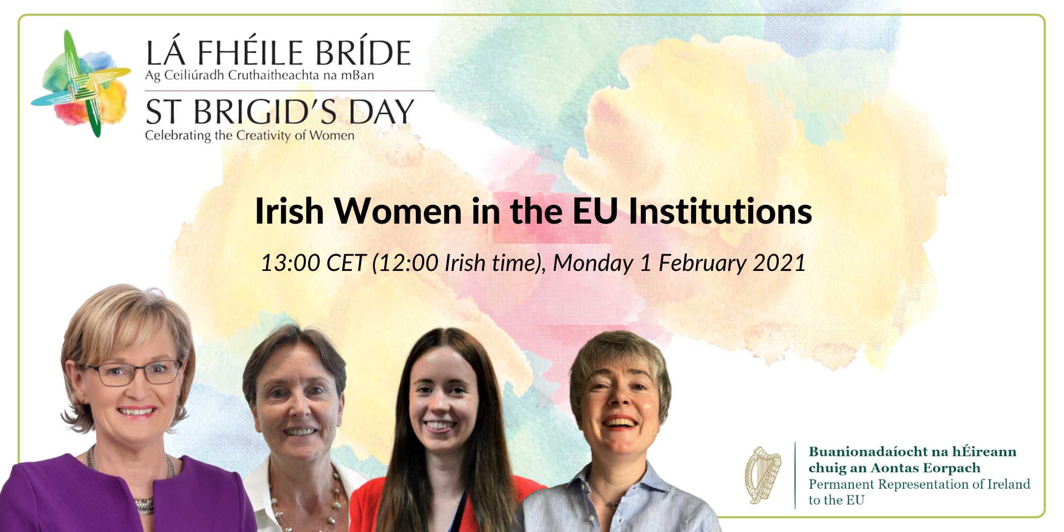 St. Brigid's Day 2021 at the Irish Perm Rep: Irish Women in the EU Institutions