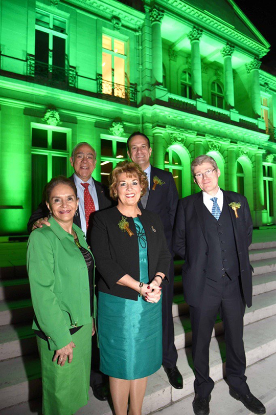 St. Patrick's Day 2017. OECD Château de la Muette