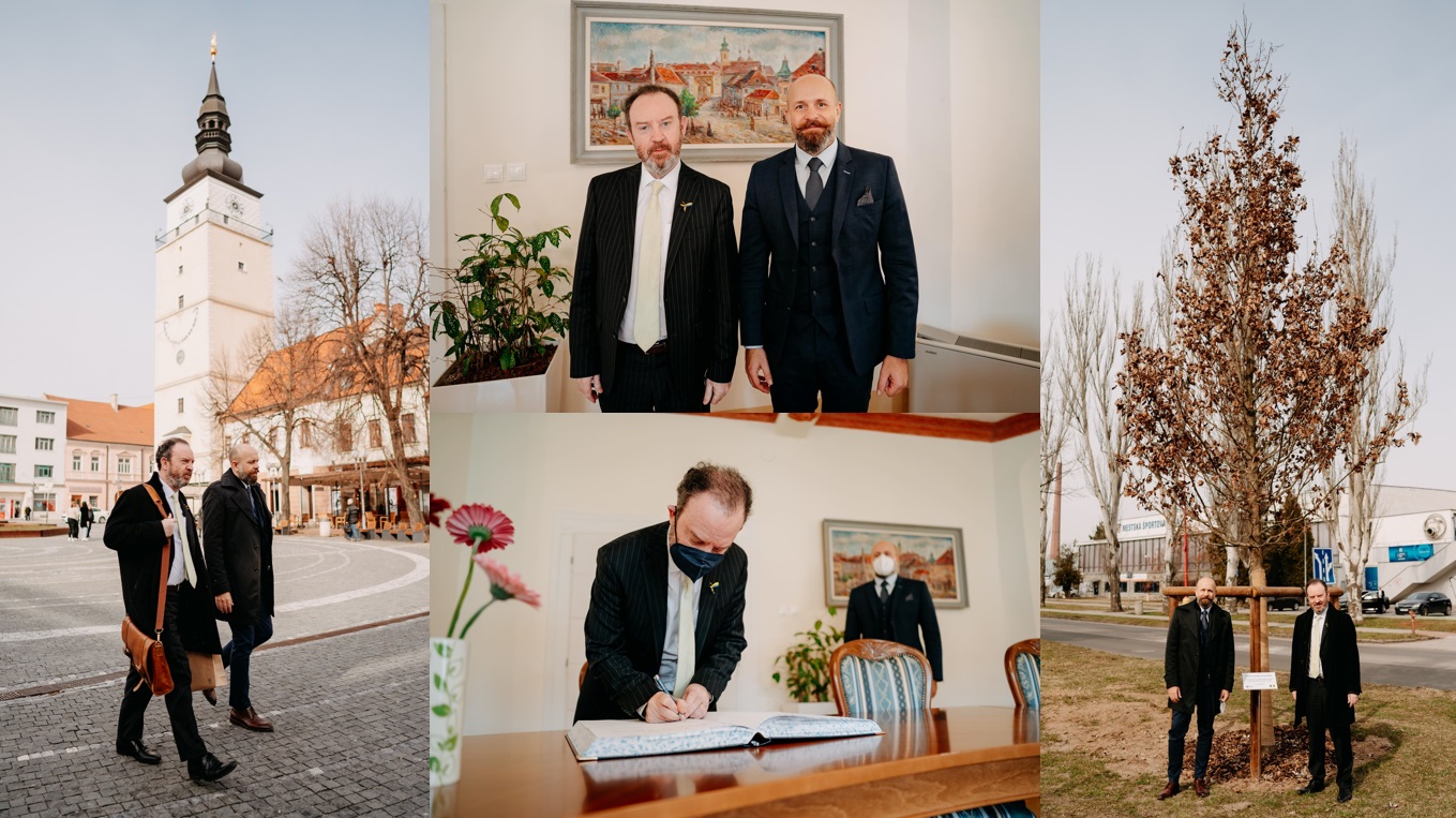 Ambassador McGauran meets Mayor of Trnava, Peter Bročka  3