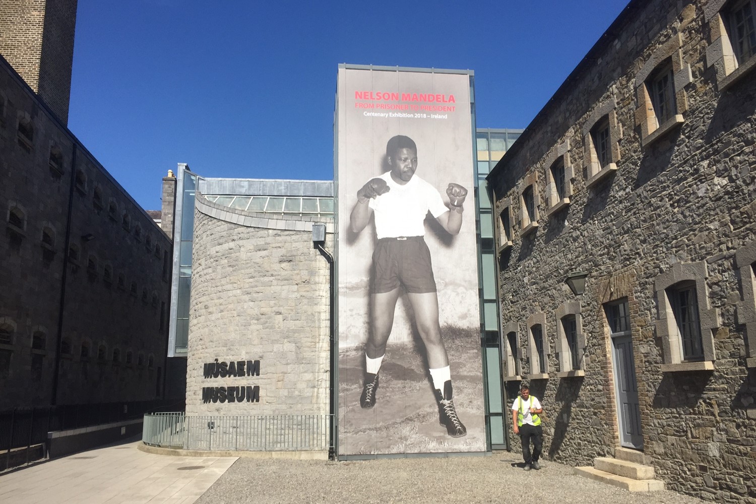 Image of Nelson Mandela Exhibition in Kilmainham for Cape Town Exhibition