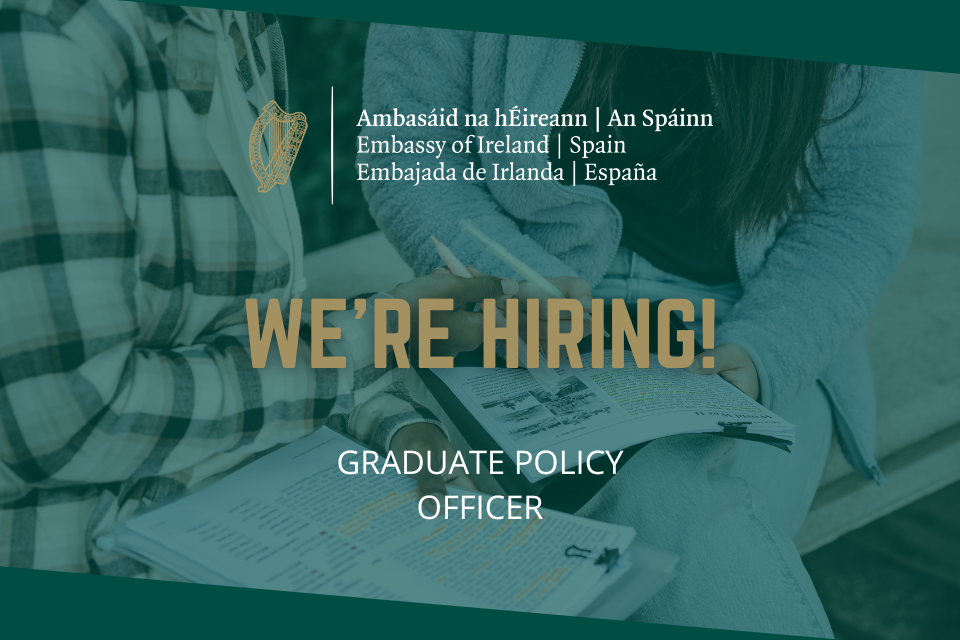 CLOSED - Join the Embassy team as a Temporary Graduate Policy Officer