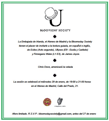 Bloomsday Society Madrid