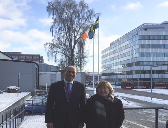 Ambassador Hayes visits Ericsson Headquarters  