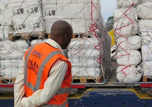 Kampala, Uganda – 16.06.2017 Irish Aid Airlifts Aid for South Sudanese refugees