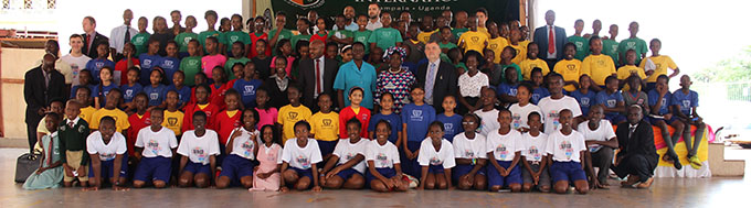 Africa Code Week 2017 was today launched at Lohana Academy, in Kampala, by Ambassador Finbar O'Brien