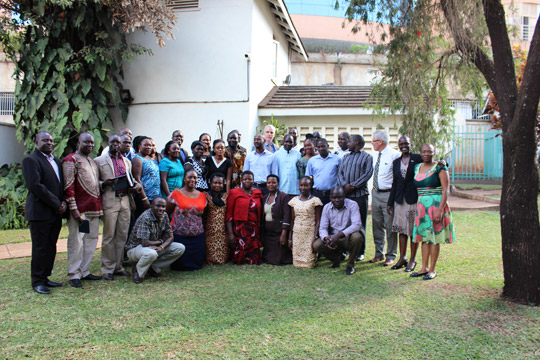 Ambassador Cronin with Fellows