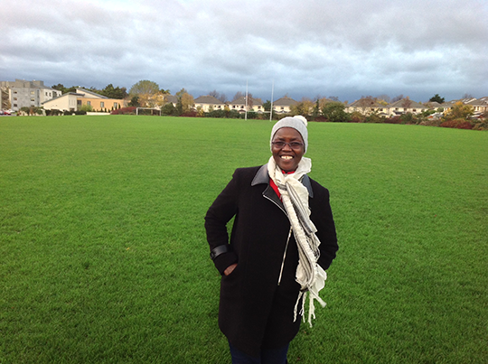 Jane Frances Obodo while at TCD