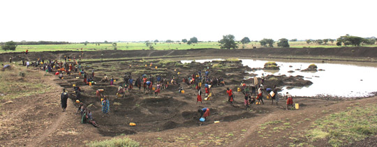 Lomunyen-Arengan Valley tank, Rom Rom Parish, Panyangara Sub-county, Kotido district