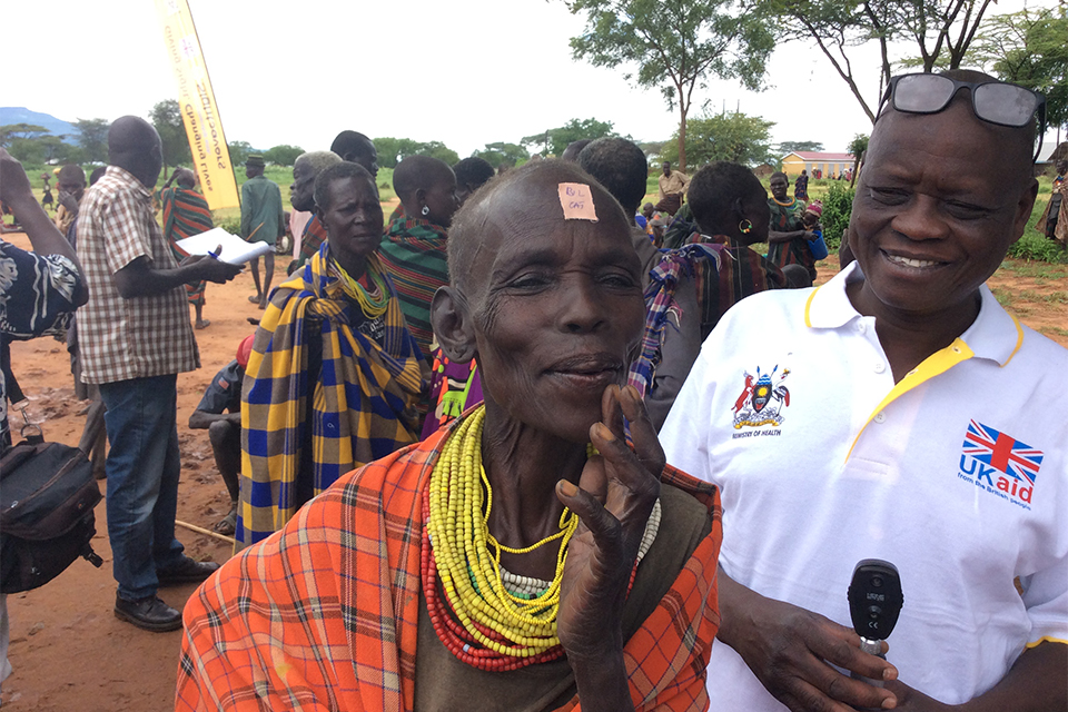 Preventing blindness in older people in Uganda