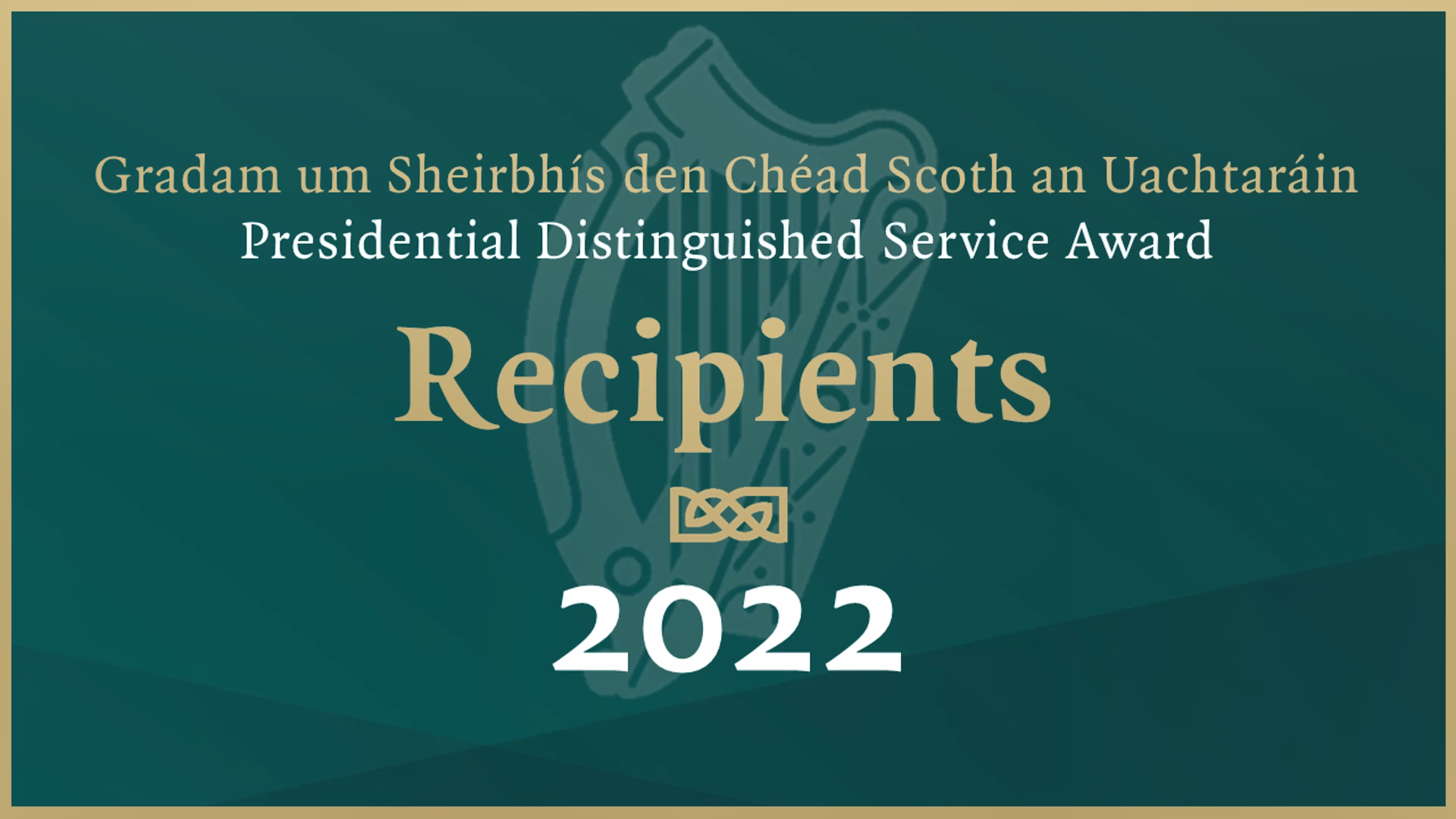 Presidential Distinguished Service Award 2022