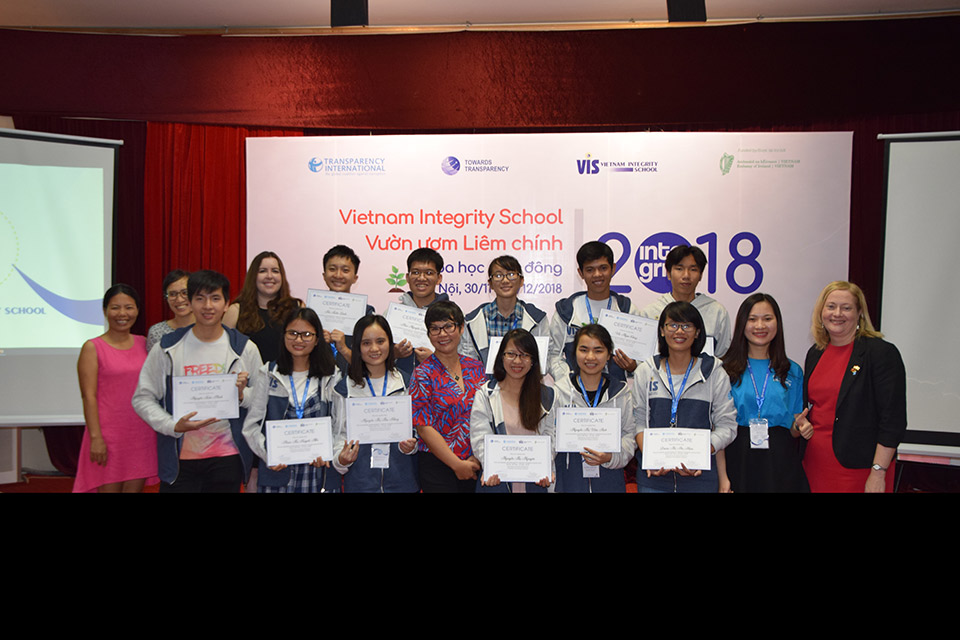 Ireland supports Vietnam Integrity School 2018