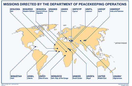 DPKO Deployment Map