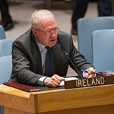 Ambassador David Donoghue speaking at the Security Council, 25 April 2014