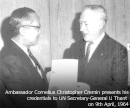 Ambassador Cornelius Christopher Cremin 1964