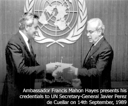 Ambassador Francis Mahon Hayes 1989