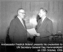 Ambassador Fredrick Boland 1956