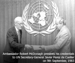 Ambassador Robert McDonagh 1983